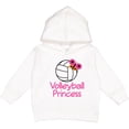 thumbnail image 2 of Inktastic Volleyball Butterfly Princess Toddler Hoodie, 2 of 4