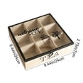 thumbnail image 3 of Wooden Tea Storage Box with Lid | Divided Compartment Organizer for Tea Bags, Snacks, Spices | Desktop Kitchen Counter Decor | Home Office Tidy-Up, 3 of 7