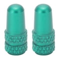 thumbnail image 1 of Presta Valve Covers, Convenient To Use Easy To Carry Presta Valve   For Bicycles Green,Light Blue, 1 of 8