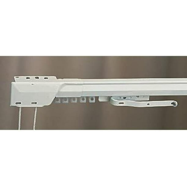 Superfine Traverse 48 86 One Way Left Curtain Rod Draw Stack 21 Slides By Brand Kirsch Com Curtain Rod, Kirsch Curtain Rods Instructions