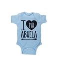 thumbnail image 2 of Instant Message - I Heart My Abuela - Infant One Piece, 2 of 5