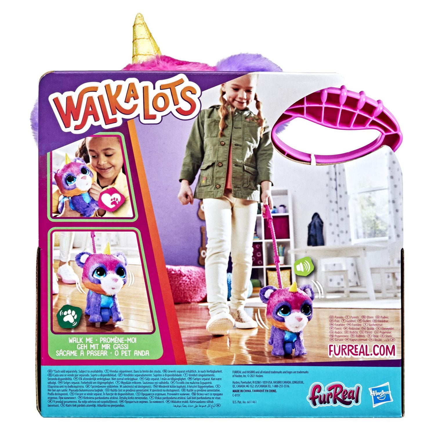 furReal Walkalots, Peluche pandacorne interactive, animal