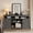 Grey, variant on Sideboard Buffet Cabinet with Sliding Barn Doors, Farmhouse TV Stand for 23" Electric Fireplace, Kitchen Storage Cupboard with Adjustable Shelves, for Living Room
