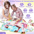 thumbnail image 6 of Puzzles for Kids Ages 4 5 6 7 8 9 - Girls Unicorn Floor Puzzle Toys: Unicorn Gifts for Girls - Unicorn Toys Glittery Pink 45-Piece Puzzle - Educational Games to Foster Toddlers Motor Skills, 6 of 8