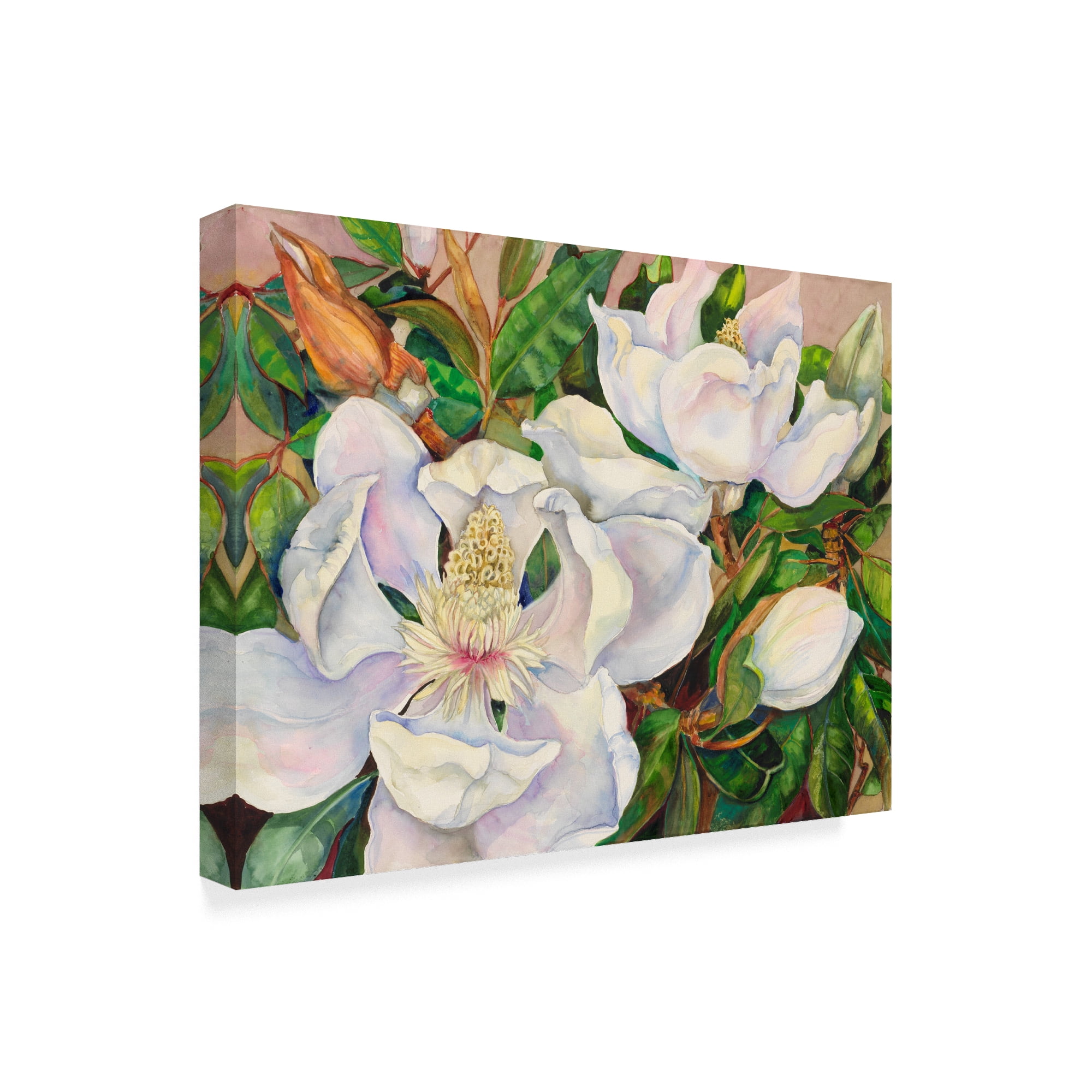 Trademark Fine Art 'Magnolia Tree' Canvas Art by Joanne Porter