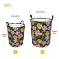 thumbnail image 3 of Balery Colorful Roses Cesta de ropa redonda con asas, impermeable, independiente, para ropa, juguetes, dormitorio y familia-Medium, 3 of 6