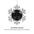 thumbnail image 3 of Attack On Titan Snowflakes Ornaments Christmas Tree Decorations Alloy Hanging Decorations Snowflake Pendant 5 PCS, 3 of 8