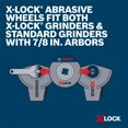 thumbnail image 4 of Muelas abrasivas Bosch GWX27LM450P3 X-LOCK® 115 mm, paquete de 3, 4 of 5