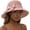 Pink, variant on 2026 NEW Women’s Foldable Straw Sun Hat with Bow, Wide Brim Floppy Beach Hat, Breathable Woven Summer Travel Bucket Hat, PINK