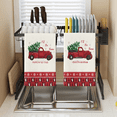 thumbnail image 2 of Paño de cocina navideño Toalla deportiva Toalla decorativa con forma de árbol de Navidad, 2 of 6
