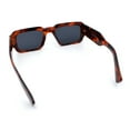 thumbnail image 7 of Mod Thick Plastic Minimal Plastic Retro Fashion Sunglasses Tortoise - Black, 7 of 7
