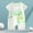 Green A3, variant on YHAJDS Baby Girl Long Sleeve Sleeve Romper Jumpsuit with Pants 2 Piece Cotton Outfit Set