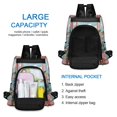 thumbnail image 6 of FORMRS Women's Travel Backpack Purse Anti-Theft Hidden Pockets Casual Shoulder Bag, Pink Boat, 6 of 7