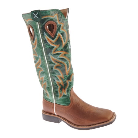 

Twisted X Boots Boys YBK0005 Buckaroo Brown Turquoise Top 1 D(M) US Boys Cognac/Turquoise