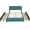 Green, variant on uhomepro Storage Upholstered Platform Bed Queen Size with Nail Trim Headboard, 4 Storage Drawers, Wood Slats Support, Mattress Foundation No Box Spring Required, Beige
