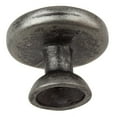 thumbnail image 2 of GlideRite 1.125 in. Round Rustic Hammered Cabinet Knobs, Weathered Nickel, Pack of 10, 2 of 5