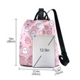 thumbnail image 3 of FORMRS Women's Travel Backpack Purse Anti-Theft Hidden Pockets Casual Shoulder Bag, Pink Halloween, 3 of 7