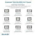 thumbnail image 7 of Elkay Ectru30179rtflc Crosstown 31-1/2" Undermount Single Basin Stainless Steel Kitchen, 7 of 7