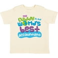 thumbnail image 3 of Inktastic My Daddy is the Worlds Best Accountant Boys or Girls Toddler T-Shirt, 3 of 5