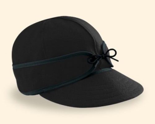Original Stormy Kromer Hat, Solid Black 