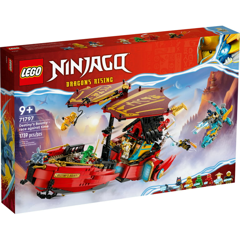 LEGO NINJAGO Destiny's Bounty – race against time 71797 Building Toy Features a Ninja Airship, 2 Dragons and 6 Minifigures, Gift for Boys Girls Ages 9+ Who Love Ninjas and Dragons - Walmart.com