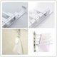 thumbnail image 5 of Toallero de pared de aluminio con 4 barras, secador de toallas giratorio de 180° para baño, cocina, fregadero de 33 x 33 con gancho (4 ganchos), 5 of 5