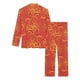 thumbnail image 4 of Conjunto de pijama largo para mujer con estampado Flame Fire, 4 of 4
