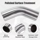thumbnail image 4 of 1 Uds DE 1,5 Pulgadas 45 Grados Escape Codo Tubería SS304 Acero Inoxidable, 4 of 7