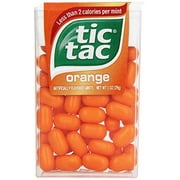 Tic Tac Mints, Orange Singles, 1 oz (Pack of 12)
