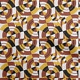 thumbnail image 1 of oneOone Rayon Yellow Fabric Geometrical Craft Projects Decor Fabric Printed By The Yard 56 Inch Wide, 1 of 4