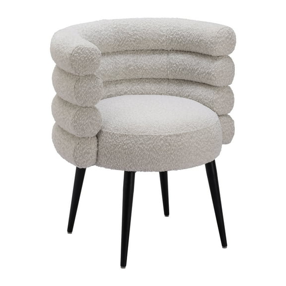 Grena Dining Chair Misty Gray Dining Chair, Modern Style, Armrest support, Plywood, Indoor Dining