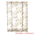 thumbnail image 1 of Cortina de ventana romana con flor de peonía transparente para cocina, cenefa, cortinas de gasa semitransparentes, tratamiento de ventana Inevent JJ23234-07, 1 of 5