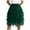 Dark Green, variant on GEWSEY Tulle Skirts for Women, Puffy Skirt Asymmetrical Midi Length Ruffled Tutu Layered Mesh Fairy Skirt (Purple, M)