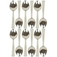 thumbnail image 3 of Trifri Stainless Steel Spoons Dishwasher Safe Long Handle Teaspoon Cutlery Set Of 12 Flatware Dessert Spoons For Dining Table Dcor, 3 of 6