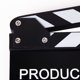 thumbnail image 2 of YSNOOWE Clapperboard Profesional En Acrílico Y Madera Para TV Películas Y Cine Color Negro Con Letras En Inglés, 2 of 5