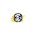 thumbnail image 1 of Anillo para Mujer con Cristal Fino Swarovski en forma de Cuadrado–  Bañado en Oro 14k– Anillo Elegante y Brillante-Aretes de Mujer de Moda, Joyería para Mujer de Moda– Regalo especial Ortiz Espinosa Temporada, 1 of 2