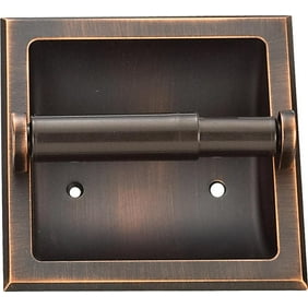 Design House Millbridge Recessed Toilet Paper Holder In Oil Rubbed Bronze Walmart Com Walmart Com