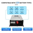 thumbnail image 4 of Inversor de onda sinusoidal pura AMPINVT 1200W DC 12V a AC 120V, 4 of 7