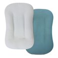 thumbnail image 1 of ¡Venta caliente! Paquete de 2 fundas de muselina para tumbona de bebé, funda extraíble de algodón orgánico para recién nacido, funda de asiento de suelo infantil para tumbona, 1 of 2