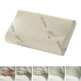 thumbnail image 1 of Ctmw Sleeping Bamboo Pillow Memory Foam Pillow Oreiller Pillow Healthy Breathable Pillow Orthopedic Neck Fatigue Relief, 1 of 2