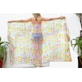 thumbnail image 4 of HAPPY BAY Women's Beachwear Summer Bikini Wraps Sarong Swim Cover up Wrap Skirt Bathing suit Swimwear Swimsuit Beach Coverups for Women One Size Pastel, Floral, 4 of 4