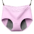 thumbnail image 4 of OIUUAK Washable Absorbency Incontinence Regular Underwear for Women, Reusable Leak Proof Protection Panties for Bladder Leakage, Pink, 4 of 8