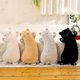thumbnail image 1 of Almohada de peluche de gato durmiendo súper kawaii de 65 cm, animal de dibujos animados, lindo juguete para gato, almohada para la siesta en el dormitorio, regalos de cumpleaños para niños y adultos., 1 of 2