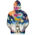 thumbnail image 2 of Happy New Year with Alaskan Malamute Fireworks Holiday Xmas Winter 2025 All Over Print 3D Hoodie Unisex Merch Hoodies Alaska Mal Dog Lovers Gifts - 00025, 2 of 6