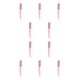 thumbnail image 3 of Vogacara Peine de afeitar para el cabello de doble cara, accesorio de estilismo DIY, producto de belleza, dispositivo de corte de cabello, Rosado 10Conjunto, 3 of 6