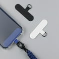 thumbnail image 5 of Phone Lanyard Patch/ Drop Protection Phone Strap Parts with Metal Lost Phone Tether Tab Cellphone Case Patch/ for Outdoor Hiking/ , Black, 5 of 10