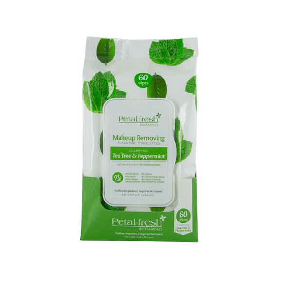 Petal Fresh Makeup Removing Towelettes Tea Tree & Peppermint