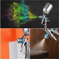 thumbnail image 2 of LVLP Feed Air Spray Gun Mini Paint Spraying Gun Kit 1.4mm Nozzle 600ml Fluid Cup Air Paint Sprayer for Painting Car Furniture Wall, 2 of 5