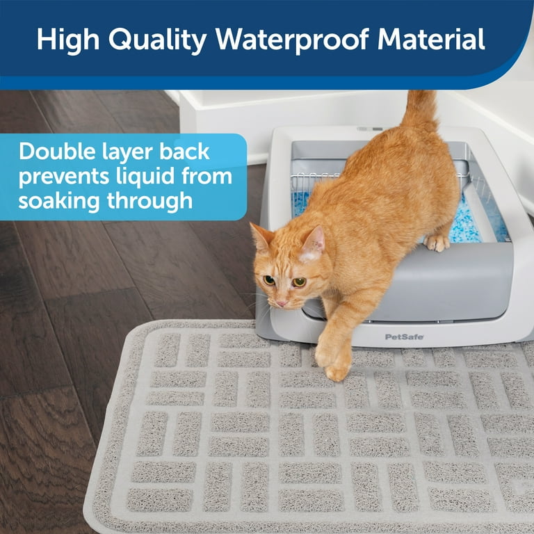 PetSafe Anti-Tracking Litter Mat, Works with All Cat Litter Boxes