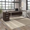 thumbnail image 7 of Hybrid 72W x 30D Computer Desk with Drawers in Black Walnut - Engineered Wood, 7 of 7